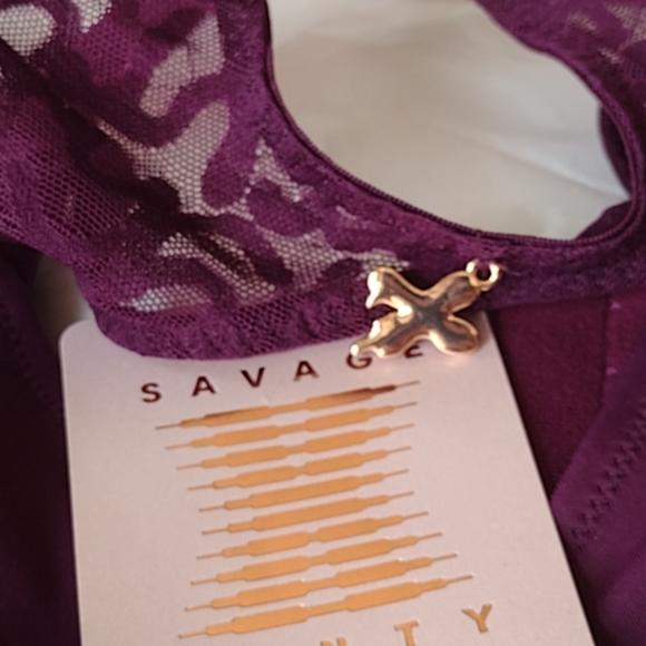 Savage Fenty Purple Lingerie Designed + Modeled by Rihanna for her Show... - Picture 13 of 16
